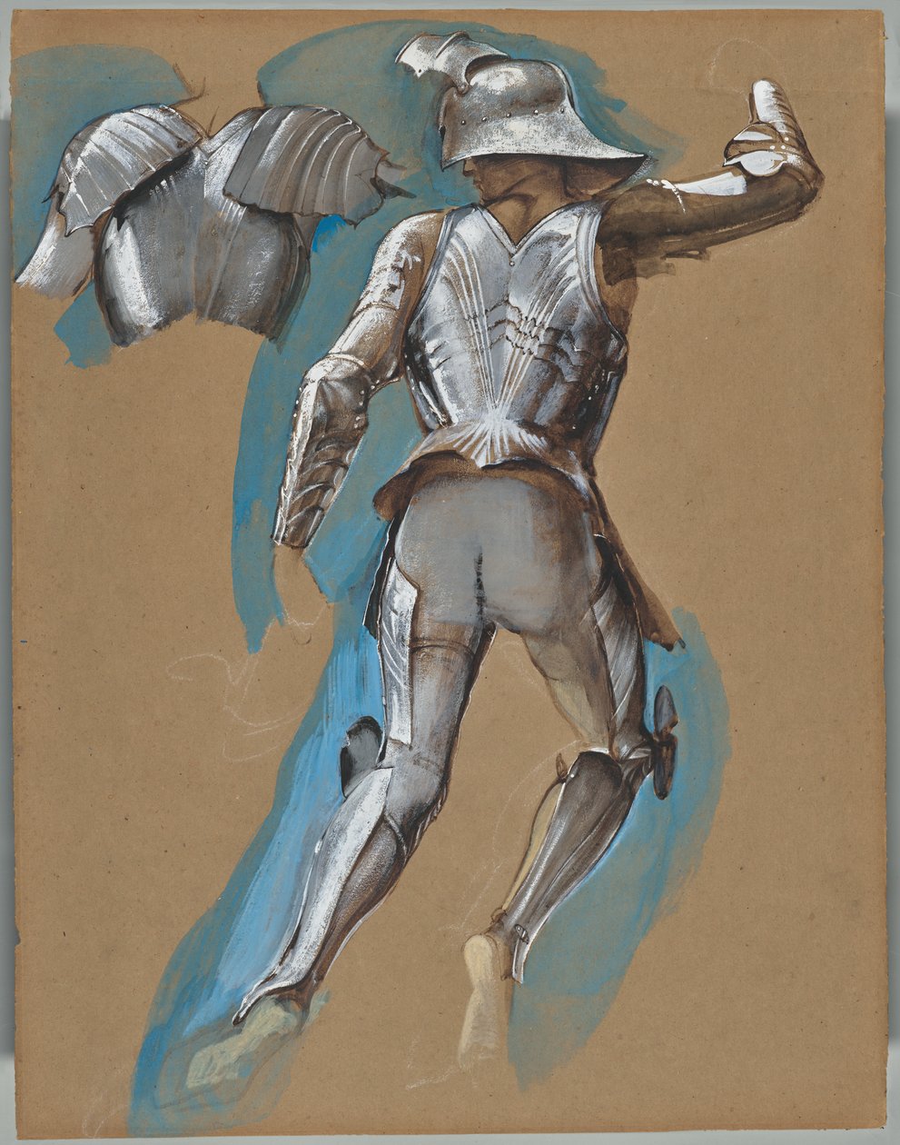 Studie til «Perseus» av Edward Burne-Jones