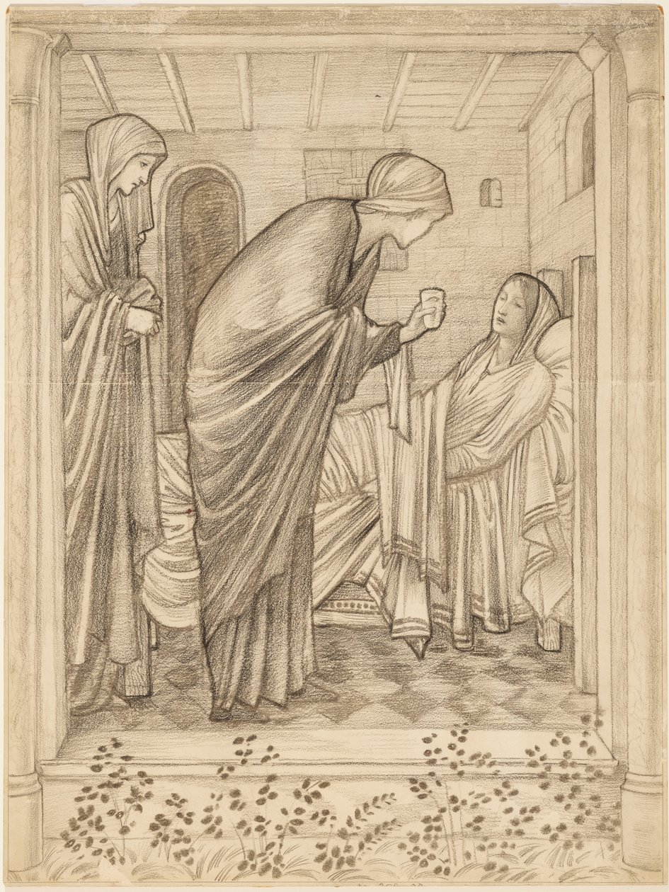 Å besøke syke av Edward Burne-Jones