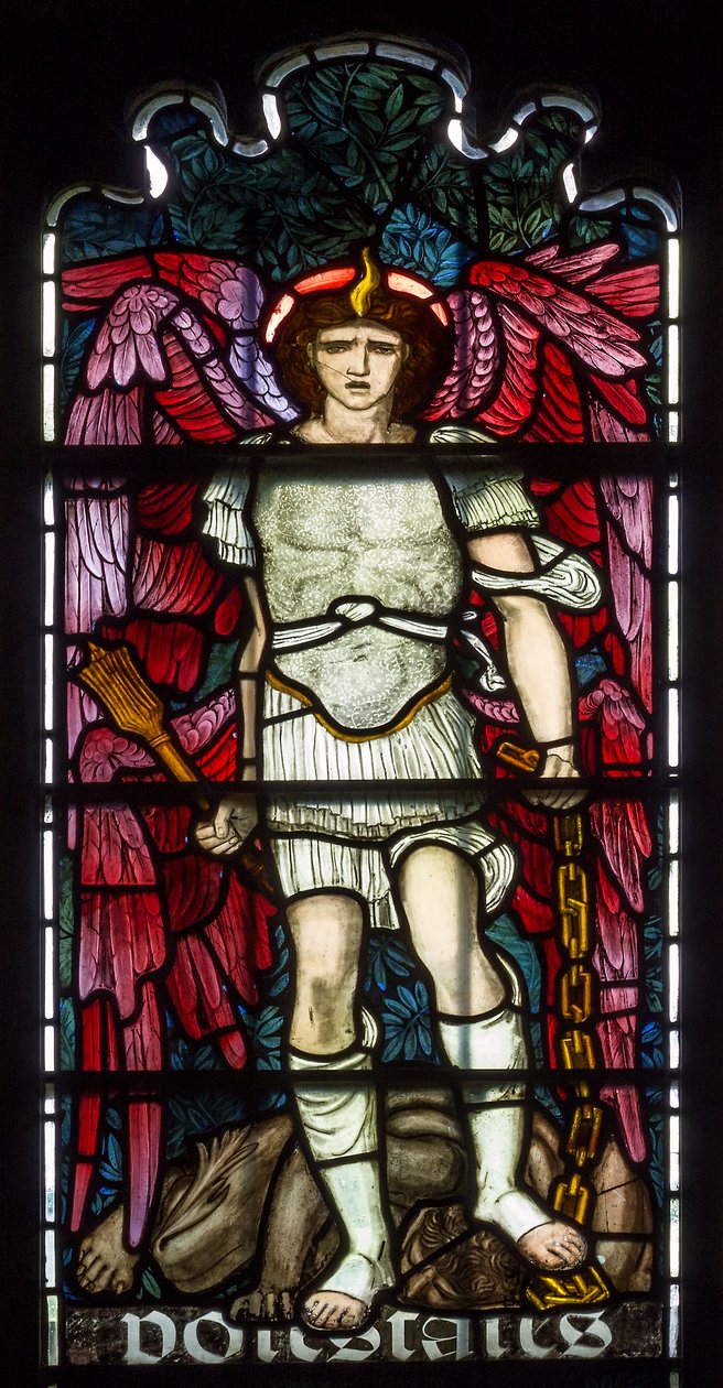 Cambridge, Jesus College Chapel, Morris & Co., Edward Burne-Jones, Powers, 1873 av Edward Burne Jones