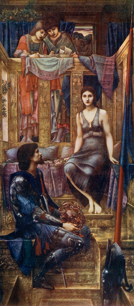 Kong Cophetua og tiggerpiken, 1884, 1912. av Edward Burne Jones