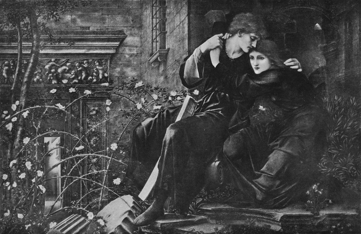 Love Among The Ruins, 1894, 1911 av Edward Burne Jones