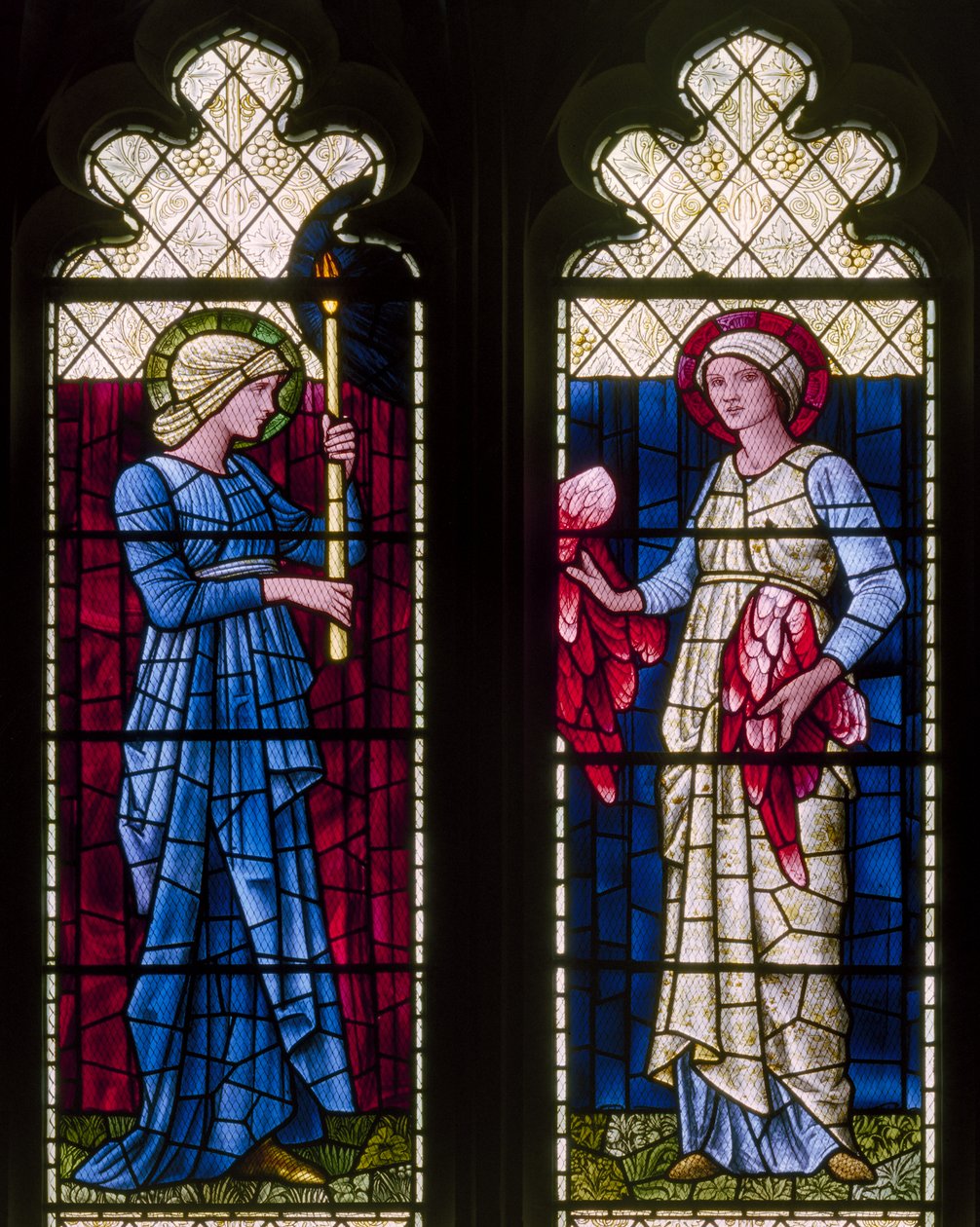 Oxford Harris Manchester College, Morris & Co., Edward Burne-Jones, Liberty & Truth, 1895 av Edward Burne Jones