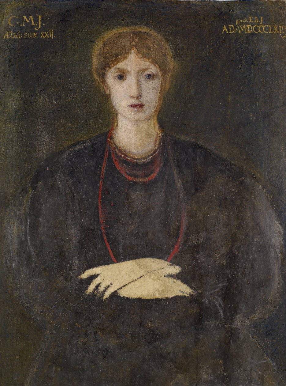 Portrett av Georgiana Burne-Jones (1840-1920) av Edward Burne Jones