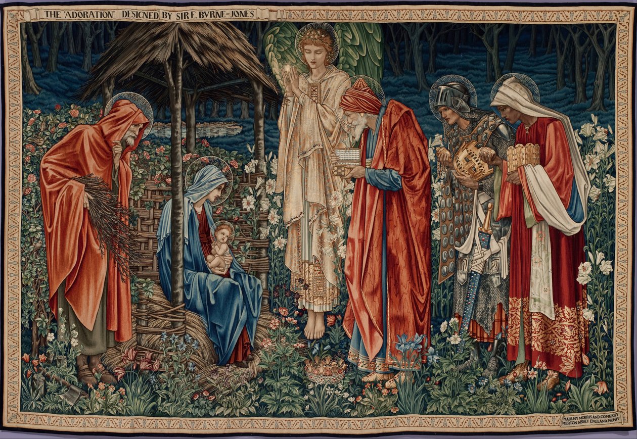 Tilbedelsen av magiene av Edward Burne Jones