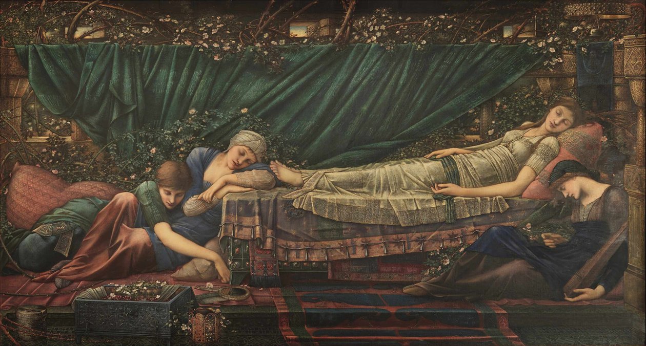 The Legend of Briar Rose: The Sleeping Beauty, 1885-1890. av Edward Burne Jones