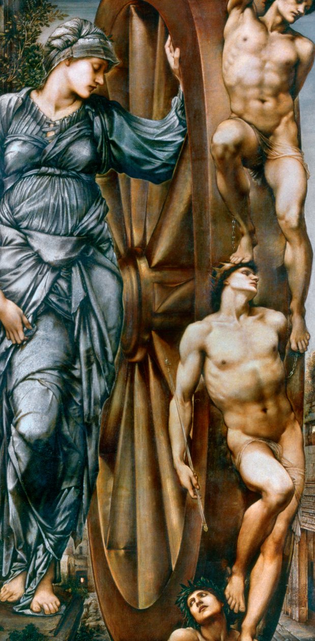 Lykkehjulet, 1875-1883 av Edward Burne Jones