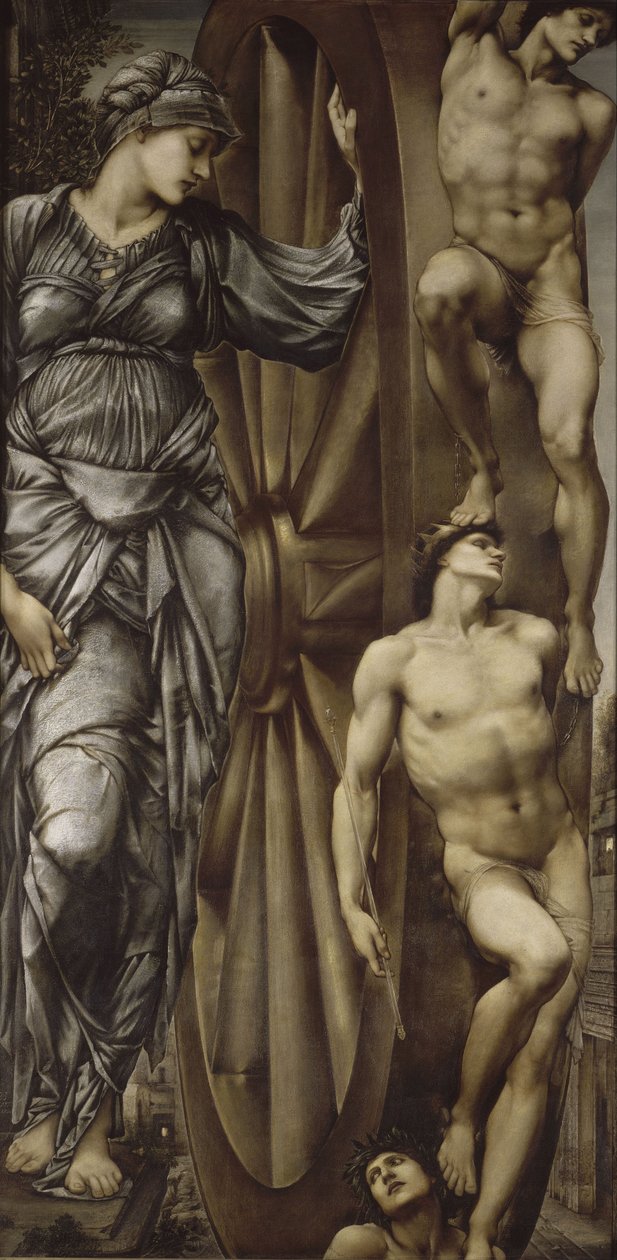Lykkehjulet, 1883 av Edward Burne Jones