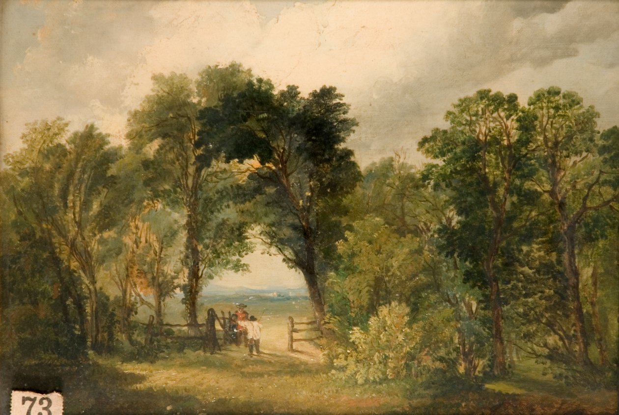En Woodland Glade av Edward Calvert