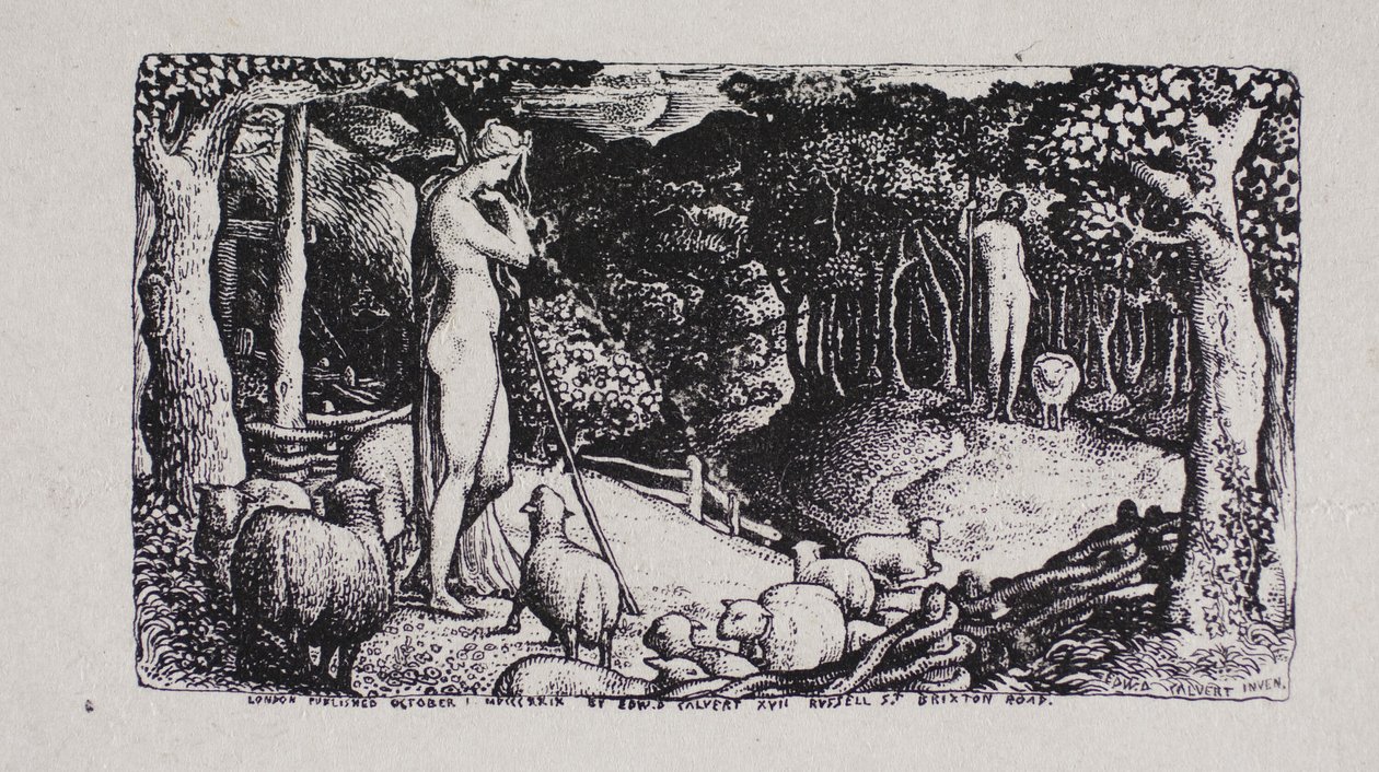 Ideelt pastoralliv av Edward Calvert