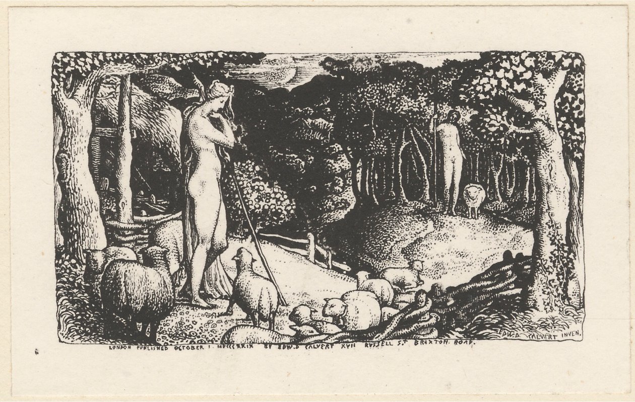Ideelt pastoralliv av Edward Calvert