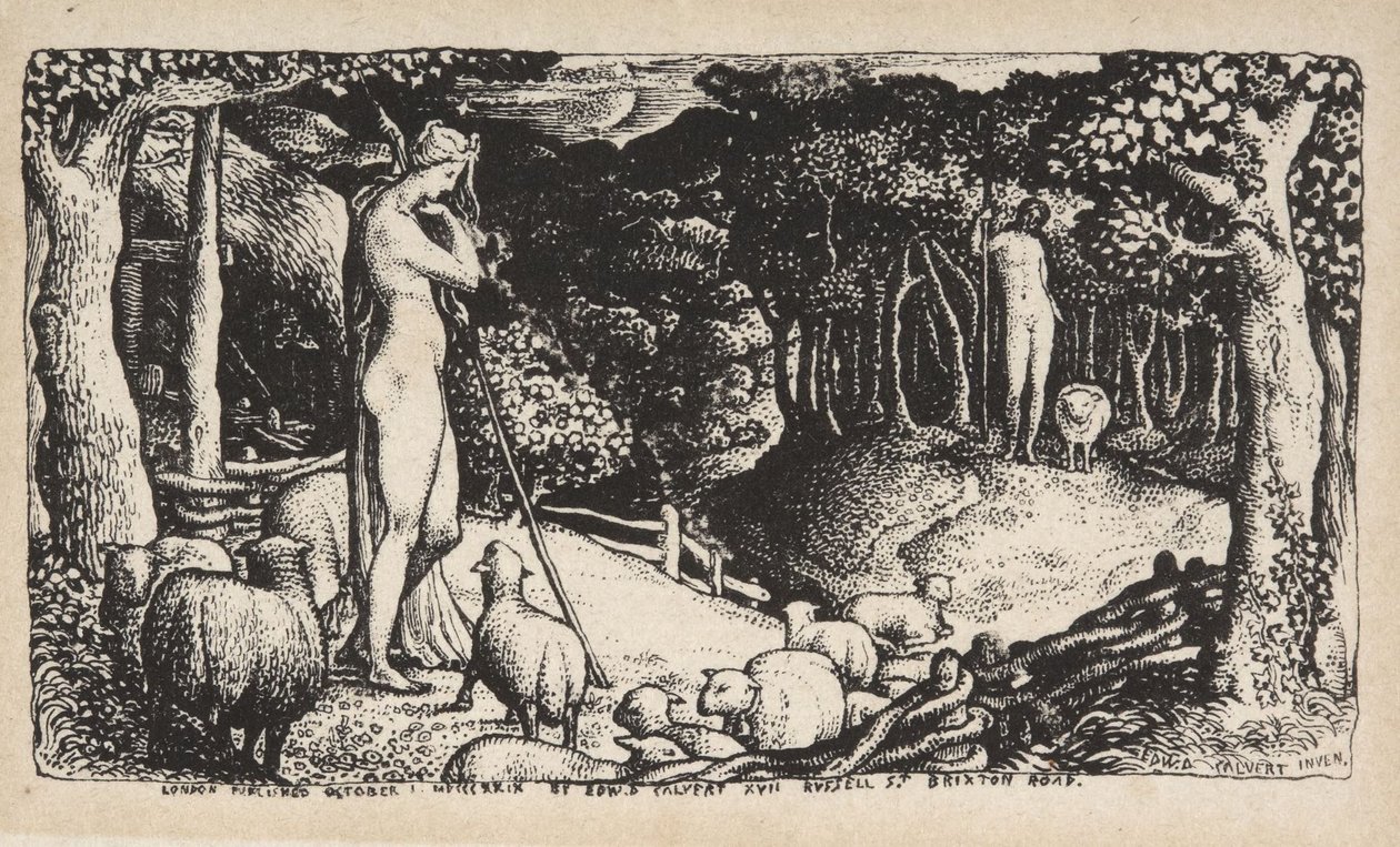 Ideelt hyrdeliv av Edward Calvert
