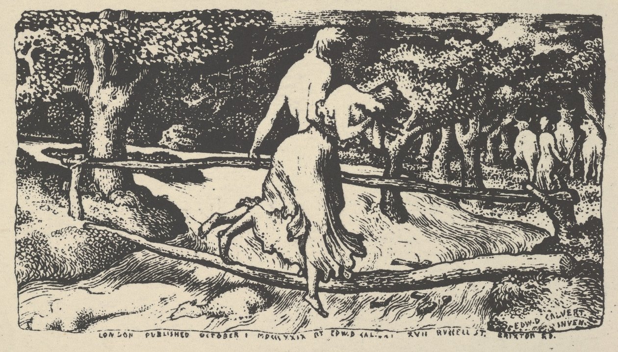 Flommen, 1904. av Edward Calvert