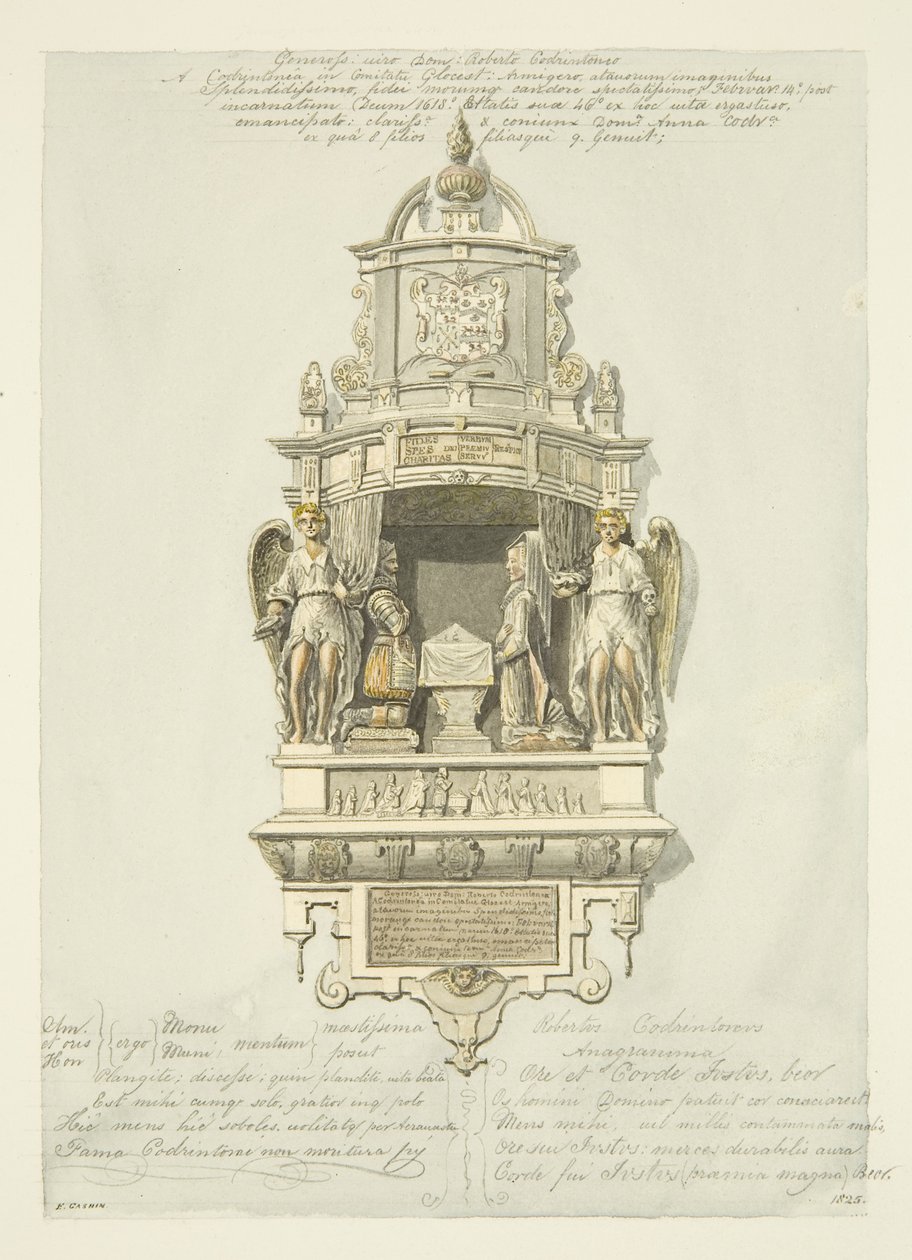 Monument til Robert Codrington av Edward Cashin