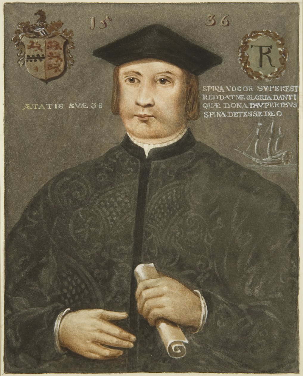 Portrett av Robert Thorne, Grammar School, Unity Street av Edward Cashin