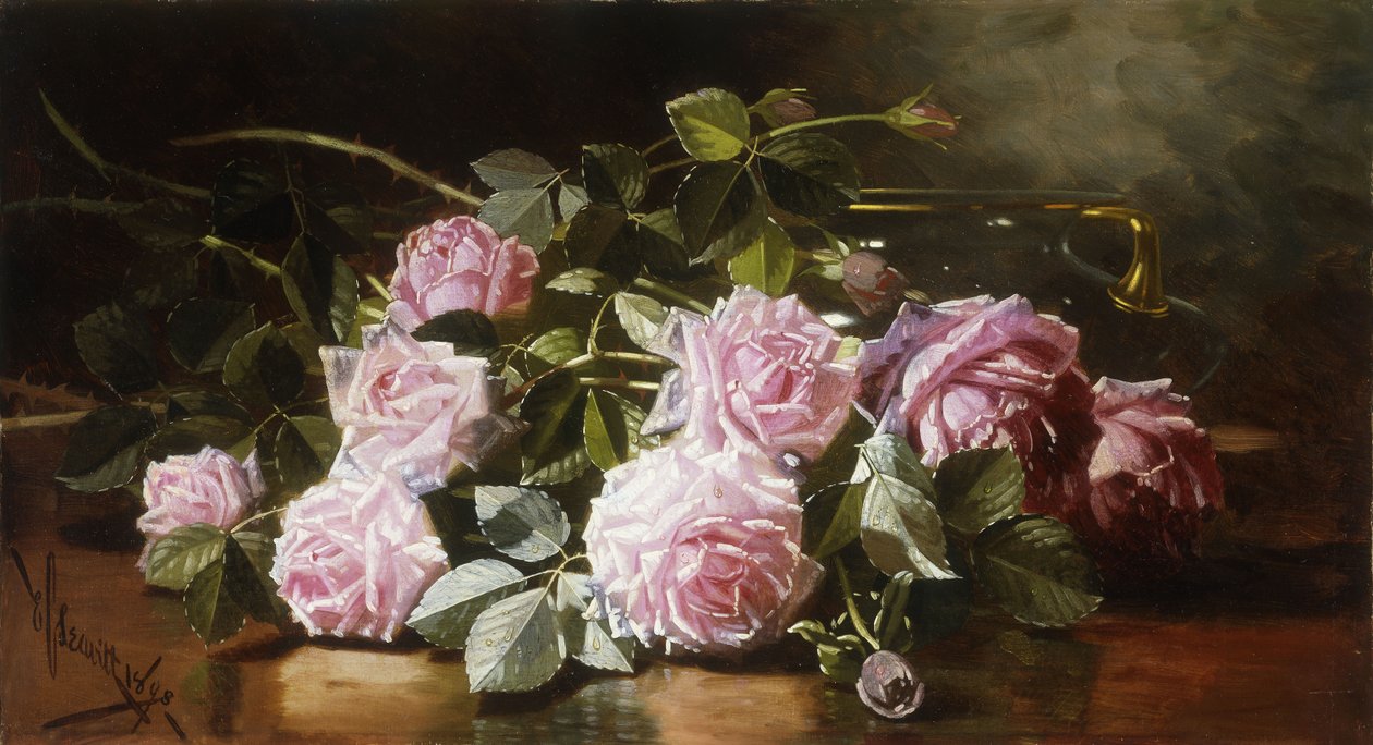Regnvaskede roser, 1898 av Edward Chalmers Leavitt