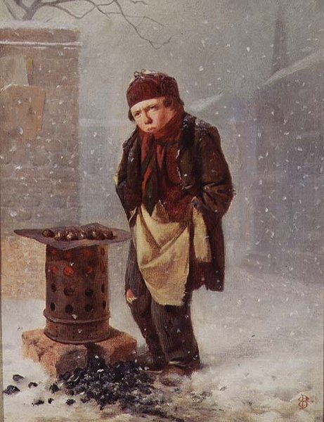 Kastanjeselgeren (olje) av Edward Charles Barnes