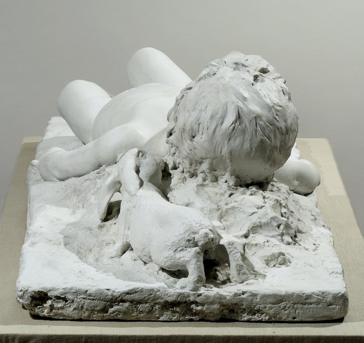Sovende faun (gips) av Edward Clark Potter