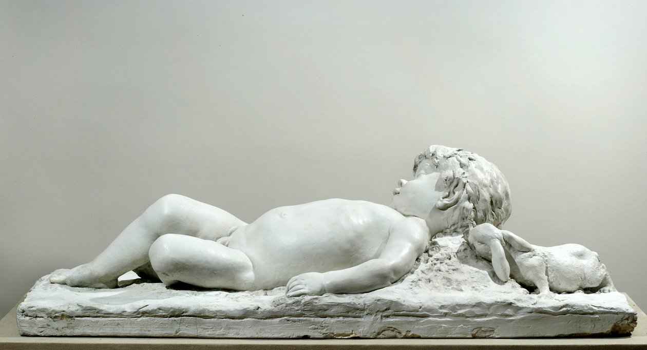 Sovende faun (gips) av Edward Clark Potter
