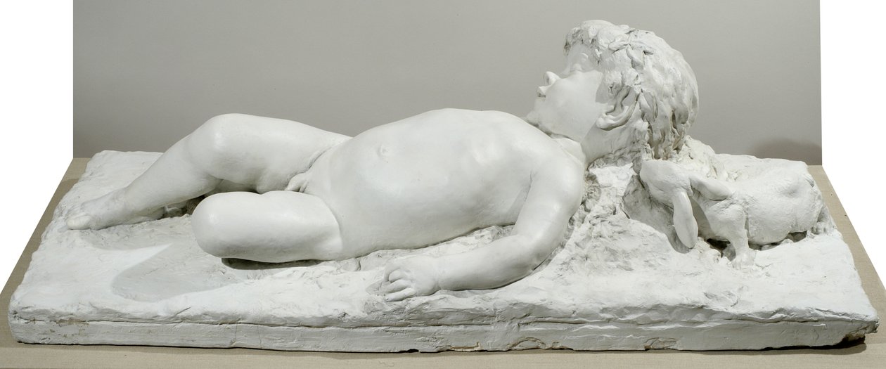 Sovende faun (gips) av Edward Clark Potter