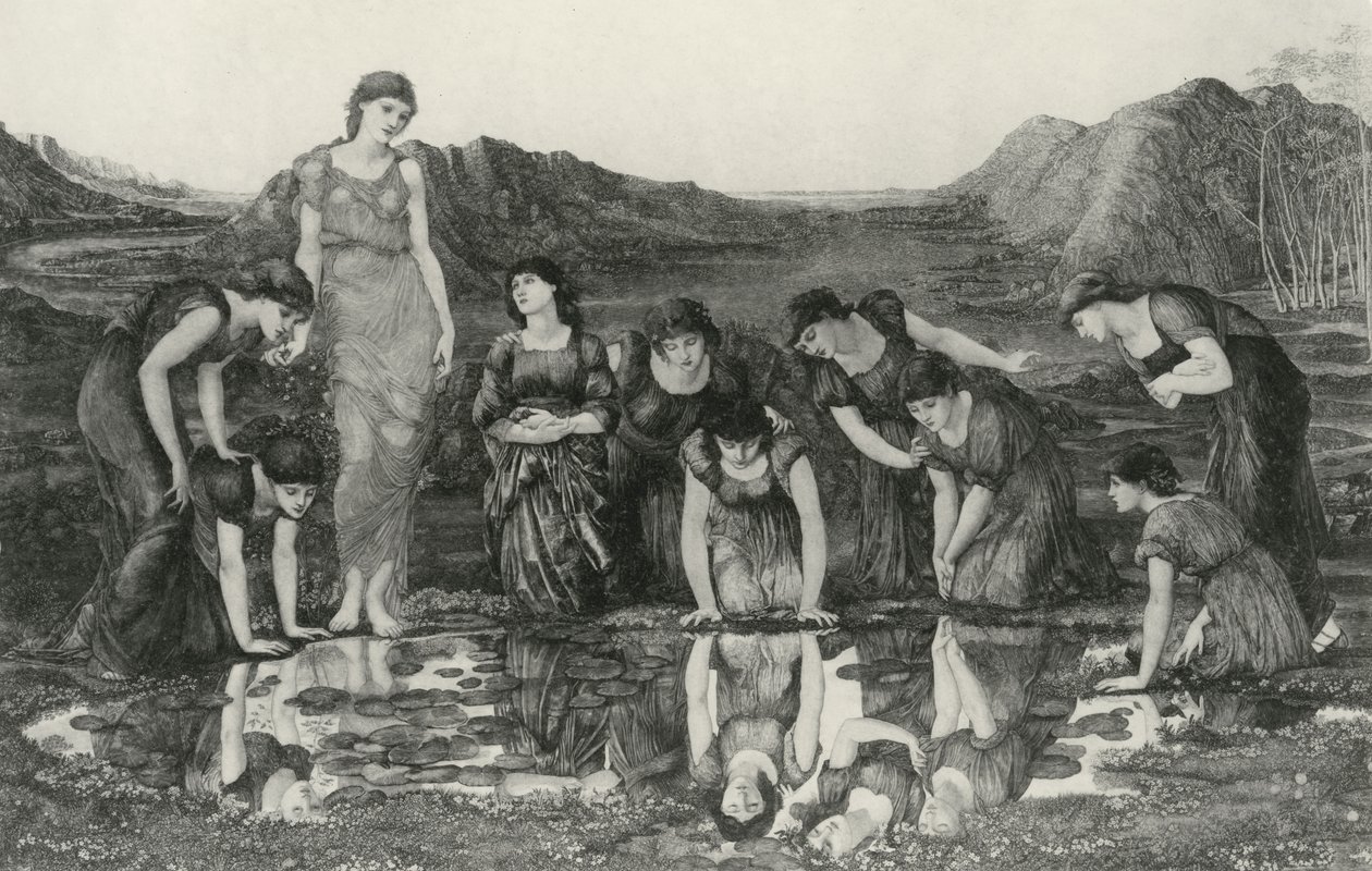 Venus speil av Edward Coley (after) Burne Jones
