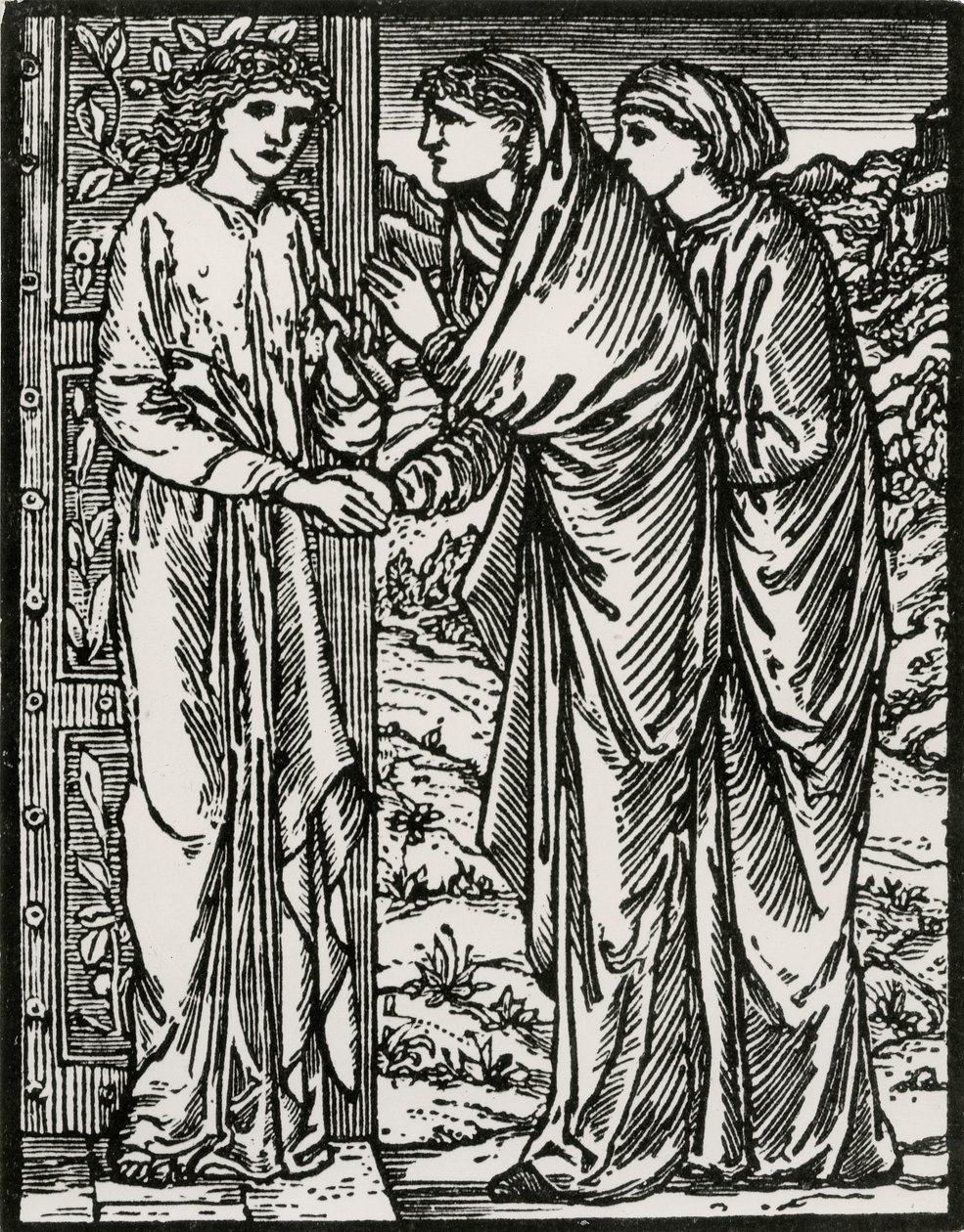 Andre besøk av Edward Coley (after) Burne Jones
