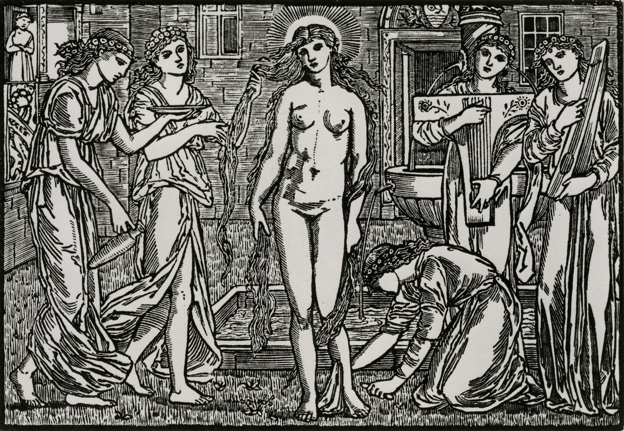 Venusretten av Edward Coley (after) Burne Jones
