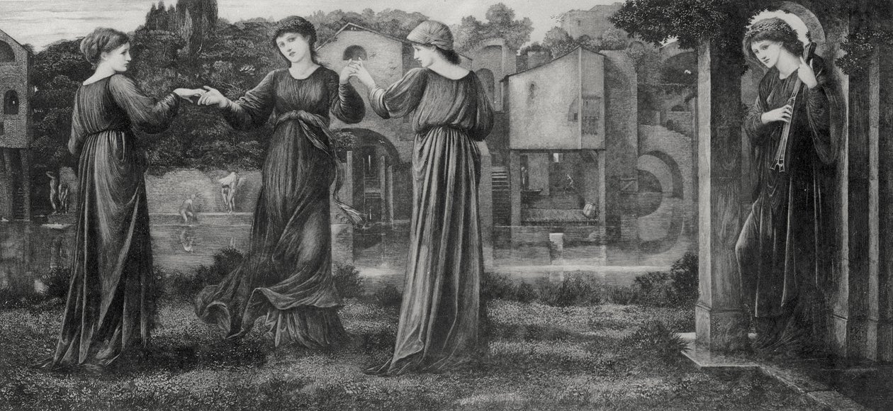 Møllen av Edward Coley (after) Burne Jones