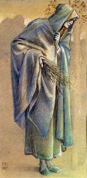 Kappet figur av Edward Coley Burne Jones