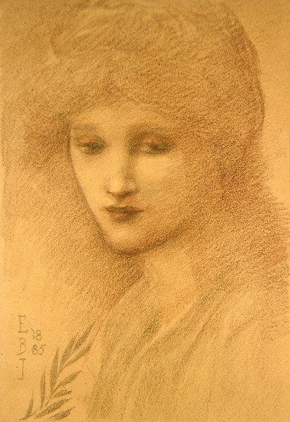 Portrett av Laura Littleton av Edward Coley Burne Jones
