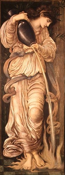 Temperance, ca. 1867 (blandet media) av Edward Coley Burne Jones