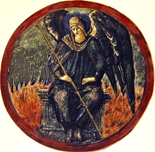 Blomsterboken: XXVII. Svart erkeengel av Edward Coley Burne Jones