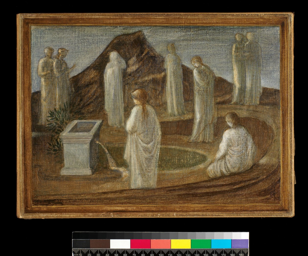 En drøm om ni muser av Edward Burne Jones