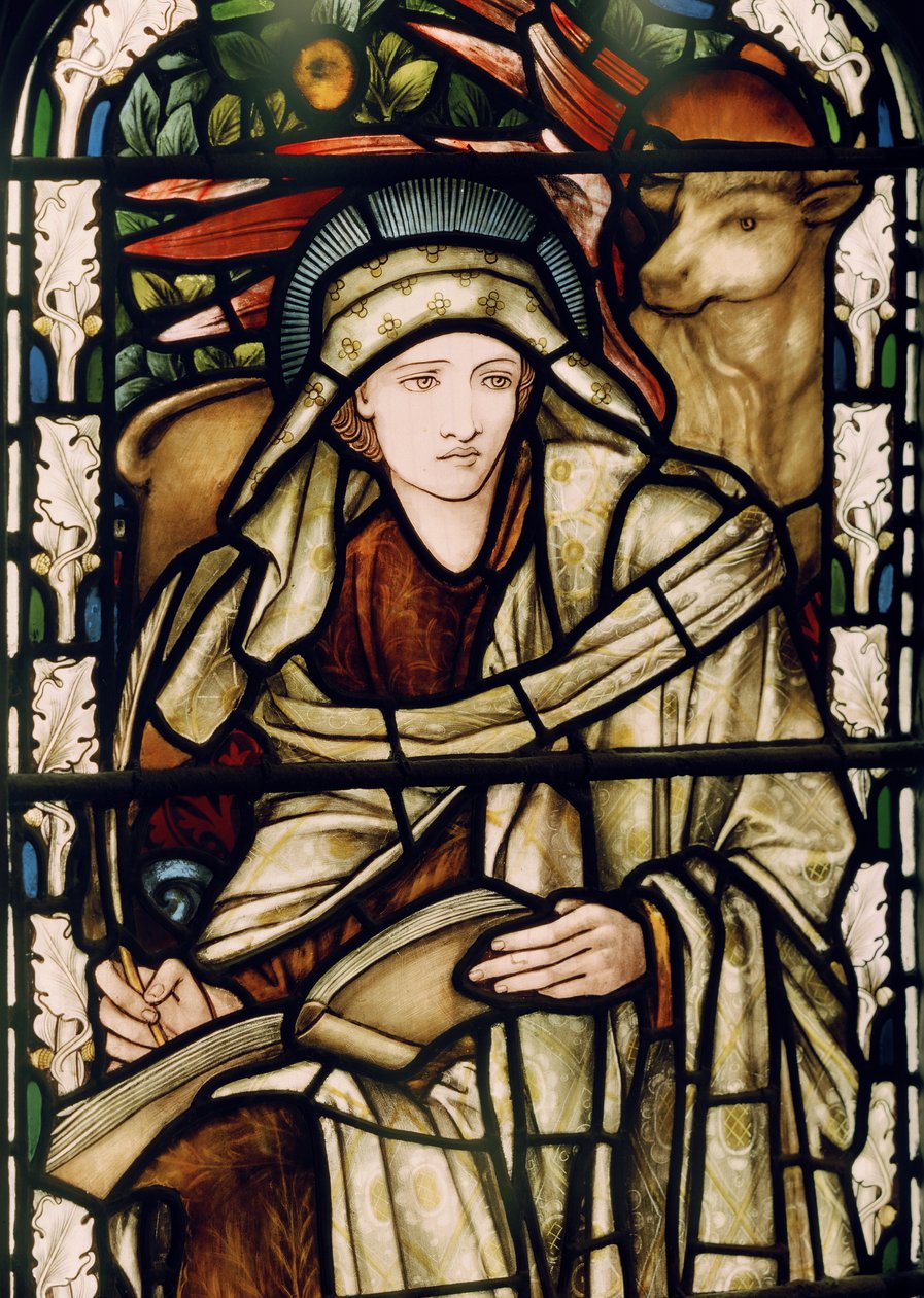 Birmingham, St Martin In The Bull Ring, Morris & Co., Edward Burne-Jones, St Luke, 1876 av Edward Burne Jones