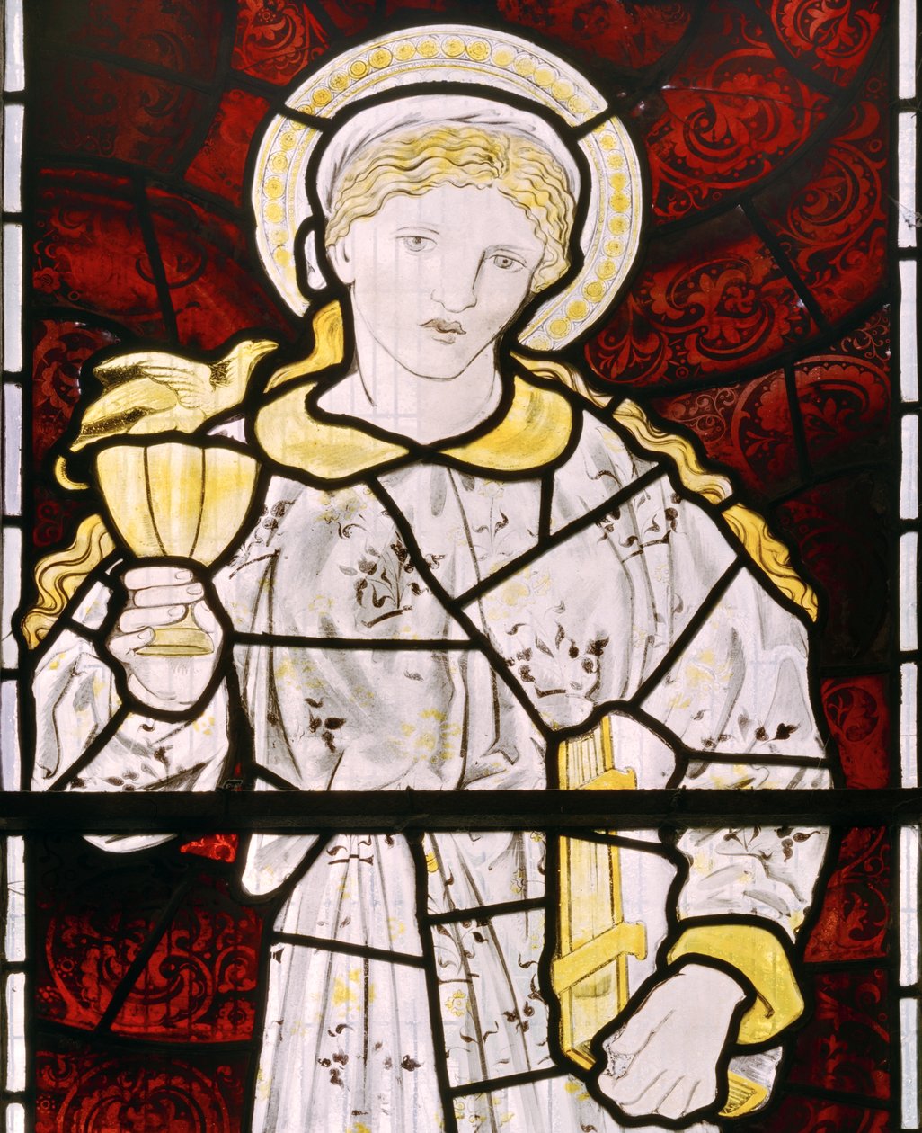 Bicester, Morris, Marshall, Faulkner & Co, Edward Burne-Jones, Faith, 1866 av Edward Burne Jones