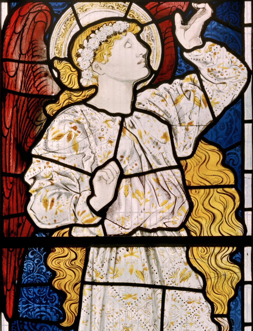 Bisceter, St. Edberg, Morris, Marshall, Faulkner & Co, Edward Burne-Jones, Hope, 1866 av Edward Burne Jones
