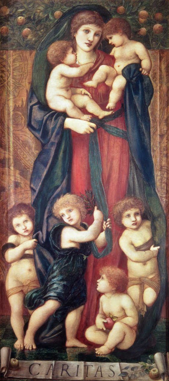 Caritas, 1867 av Edward Burne Jones