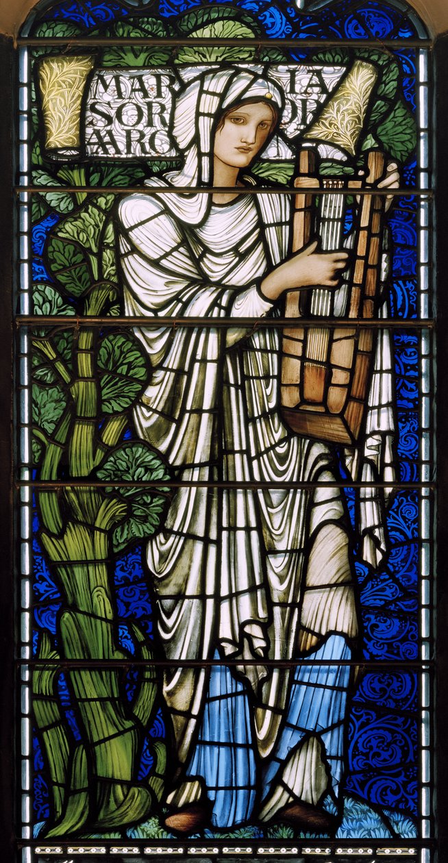 Edinburgh, St Giles Cathedral, Morris & Co., Edward Burne-Jones, Maria, 1886 av Edward Burne Jones