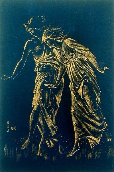 Jenter som danser av Edward Coley Burne-Jones