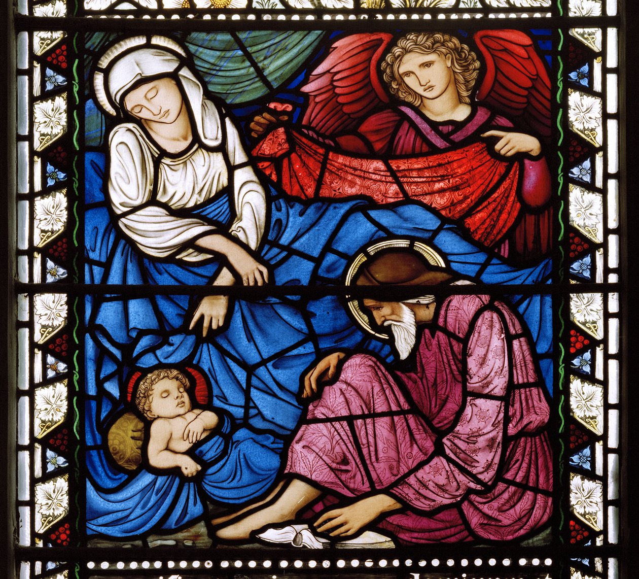 Kirkcaldy Old Kirk, Morris & Co., Edward Burne-Jones, The Nativity, 1886 av Edward Burne Jones