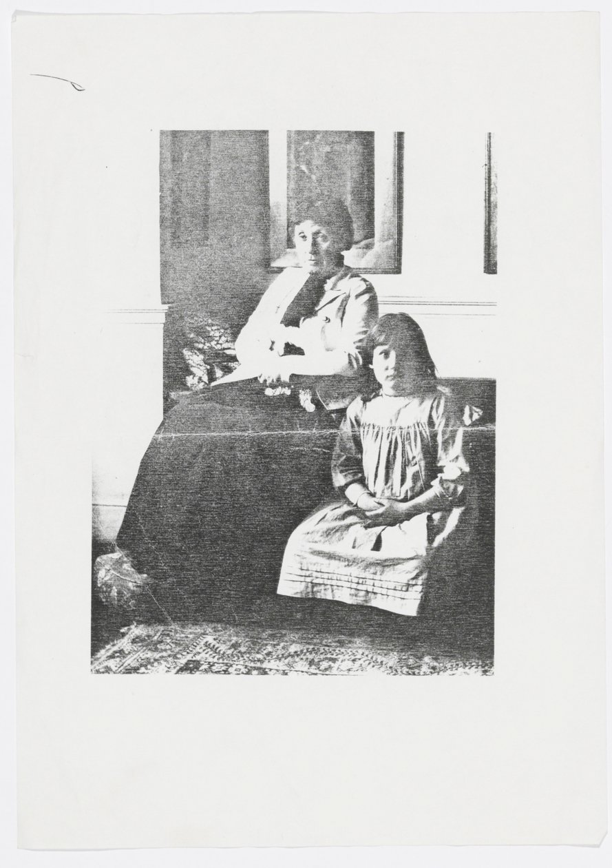 Brev til kunstnerens barnebarn Angela Thirkell (blyant på papir) av Edward Burne Jones