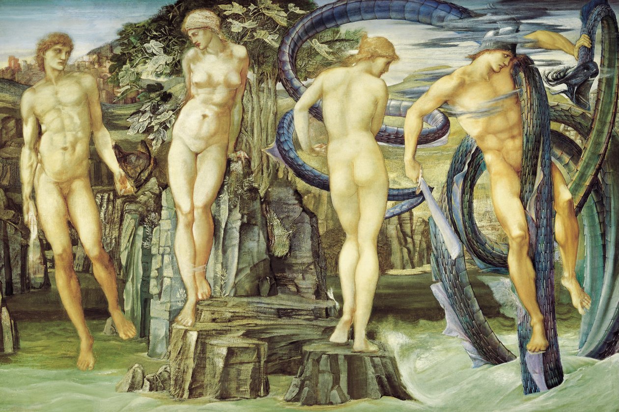Perseus og Andromeda, 1876 av Edward Burne Jones