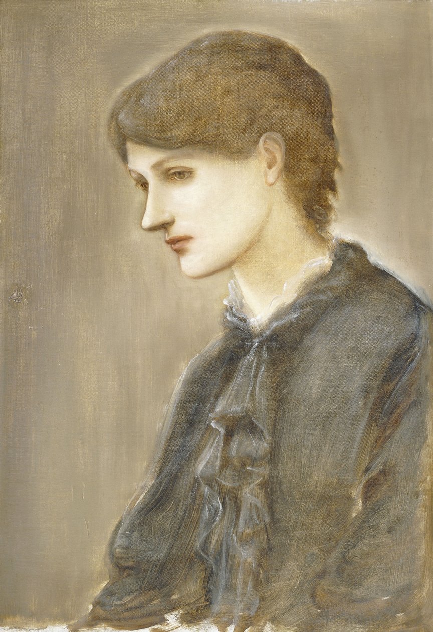 Portrett av Mrs. William J. Stillman, født Marie Spartali, av Edward Burne Jones