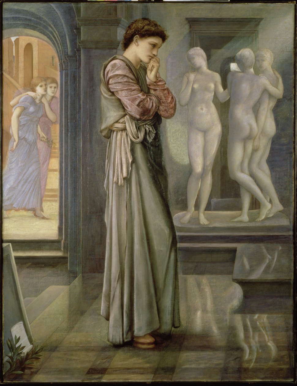 Pygmalion and the Image: The Heart Desires, 1868 av Edward Burne Jones