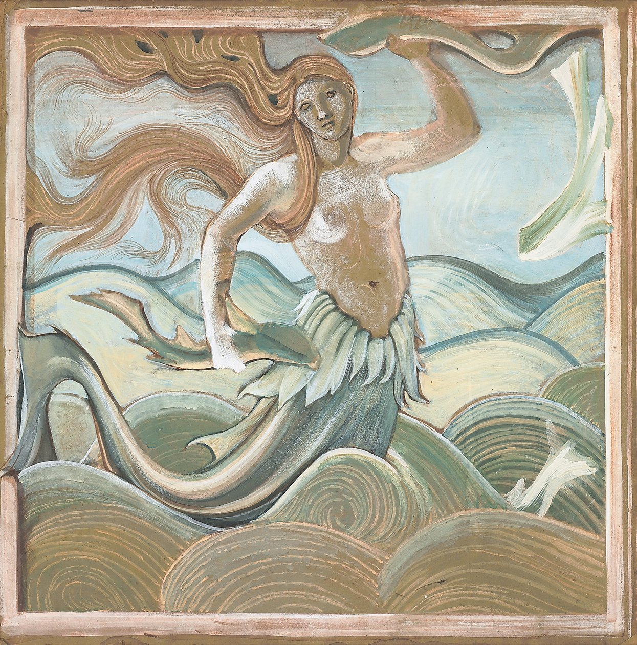 Havnymfe, av Edward Burne Jones