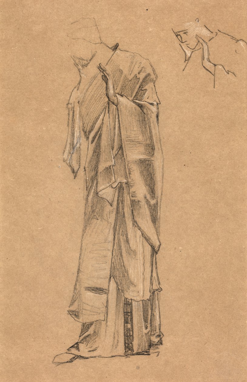 Studie assosiert med "The Dream of Lancelot" av Edward Burne Jones