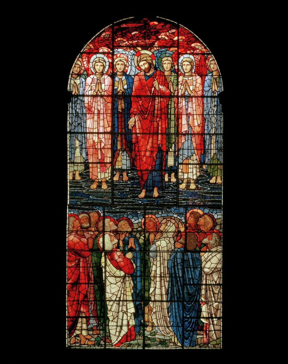 The Ascension Window, 1885 (farget glass) av Edward Burne Jones