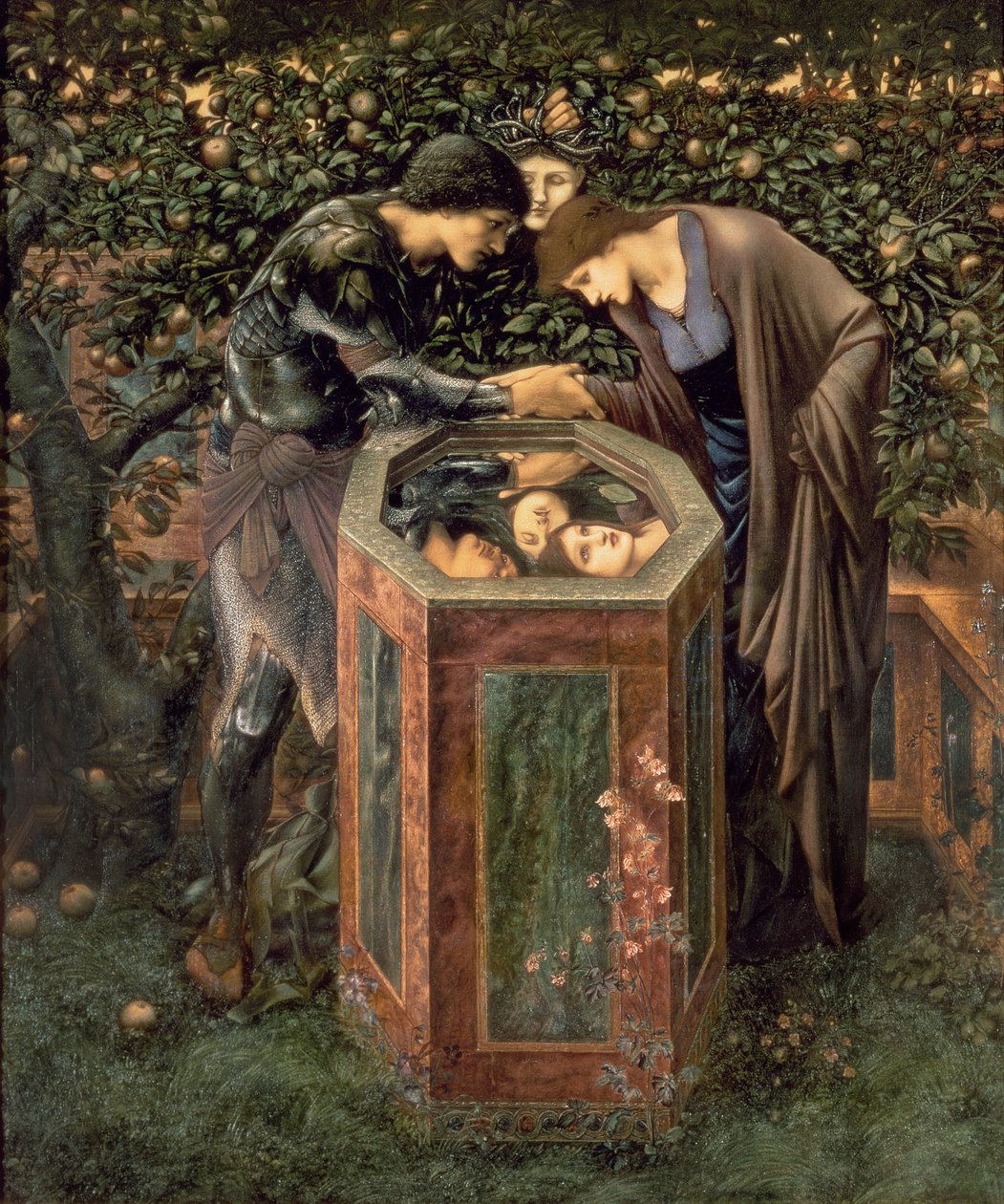 The Baleful Head, illustrasjon fra William Morris 
