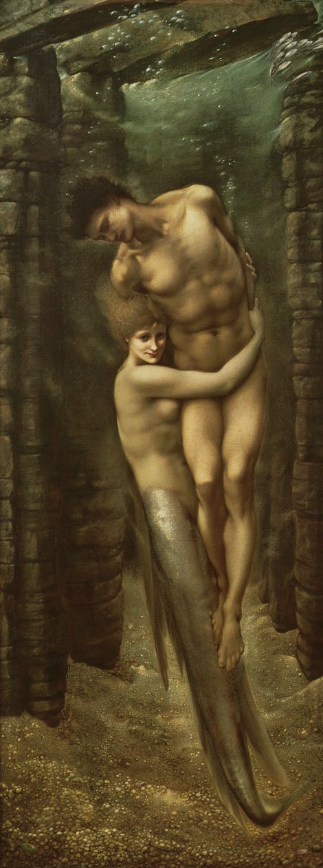 Havets dyp, 1886 av Edward Burne Jones