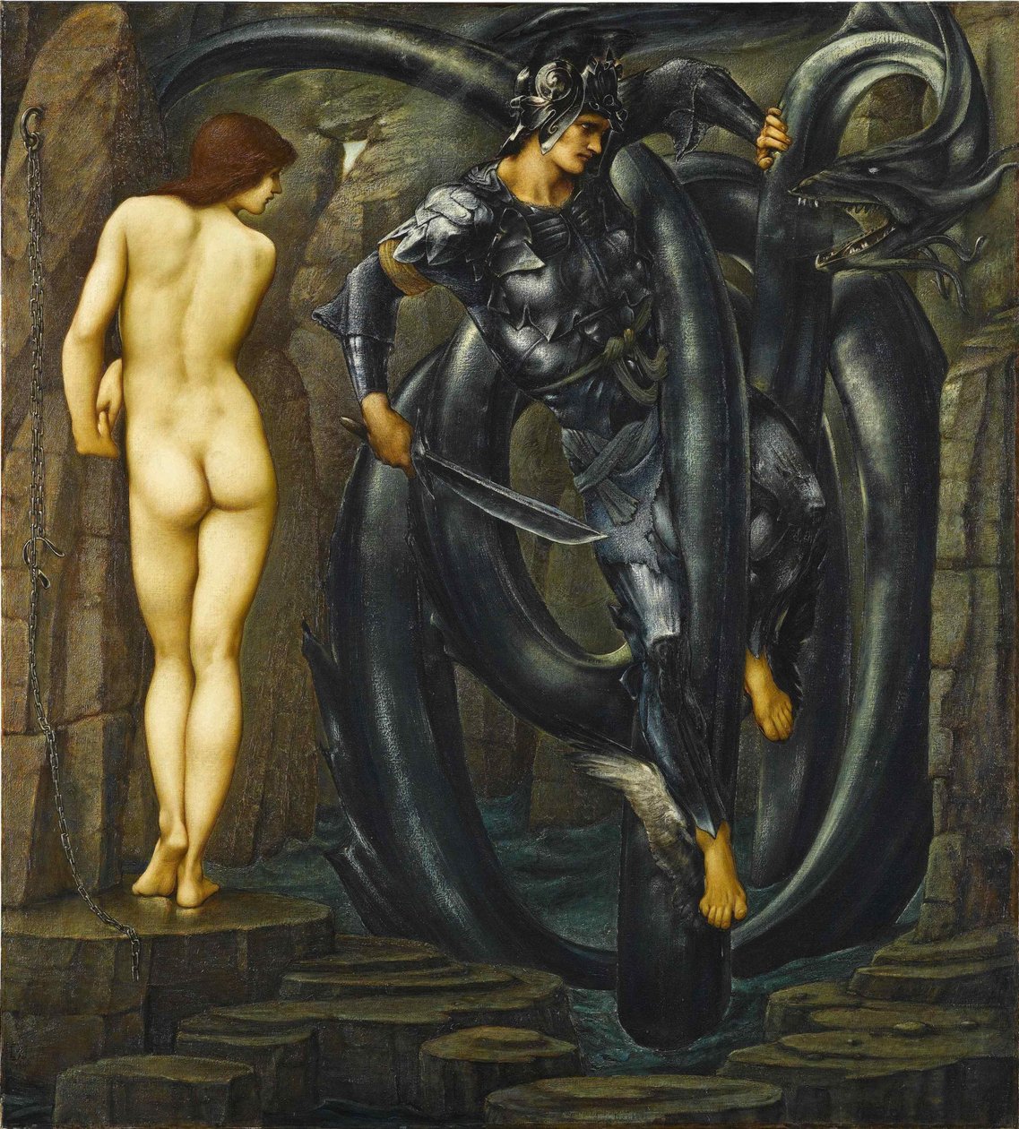 The Doom Fulfilled, 1888. av Edward Burne Jones