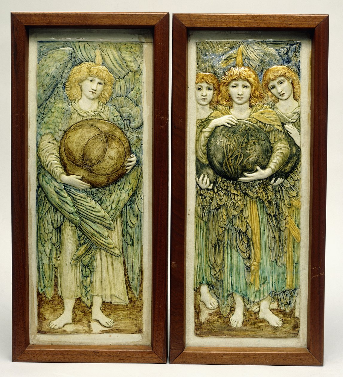 Den første skapelsesdagen og den tredje skapelsesdagen, av Edward Burne Jones